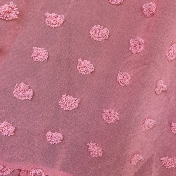 NWT Love by Design Clip Dot Maxi Dress Rose Petal Large - Picture 8 of 10